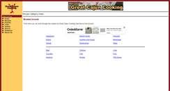Desktop Screenshot of greatcajuncooking.com